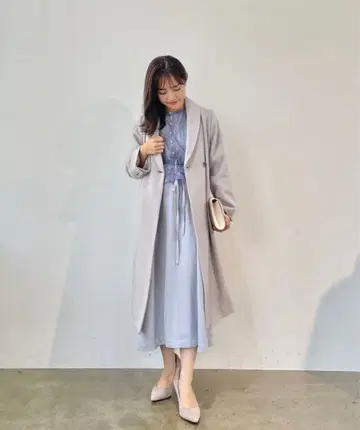 쇼 울 코트 그레이 cohina