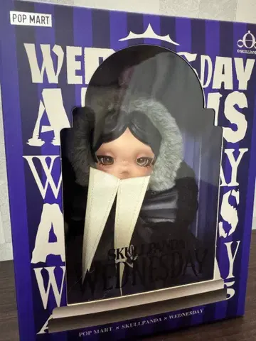 POP MART SKULLPANDA Wednesday 네버모어 학원