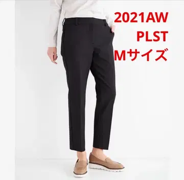 거의 새상품*PLST PLUS STYLE 스틱 팬츠 (웜) 블랙 181