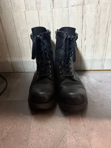 minsobi 레이스업 부츠 집업 부츠