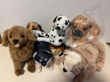 강아지 봉제 인형 세트