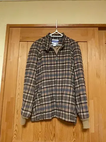PENDLETON 체크 무늬 집업 자켓