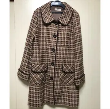 axes femme 엑시즈팜 체크 레트로 코트