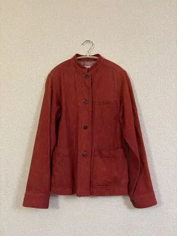 Paul Smith 빨간색/오렌지 데님 자켓 허리 조절 포함