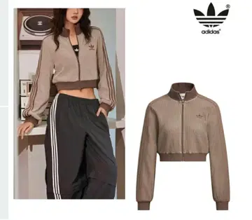 아디다스 크롭 트랙탑