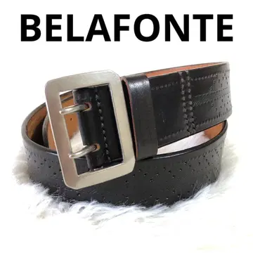 [ 레어 ] 벨라폰테 러그타임 펀칭 가죽 더블 프롱 개리슨