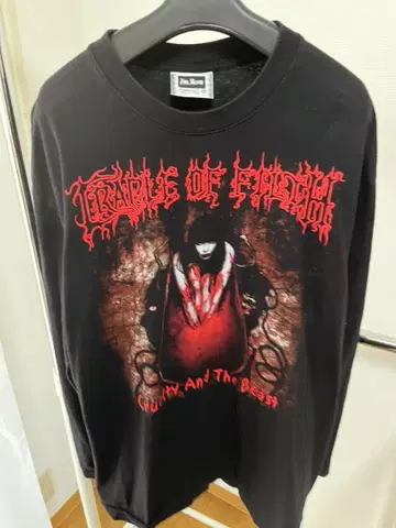 Cradle of Filth 롱 슬리브 T셔츠 Guilty And T