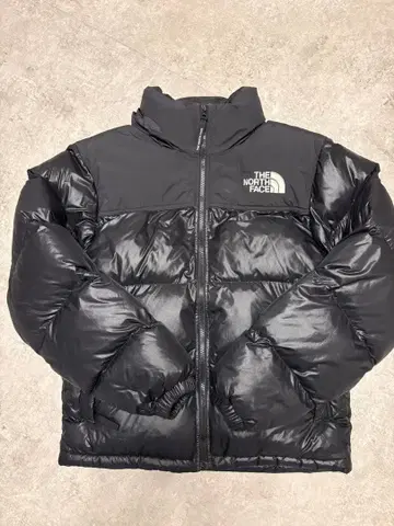 THE NORTH FACE 블랙 다운 자켓 S/90