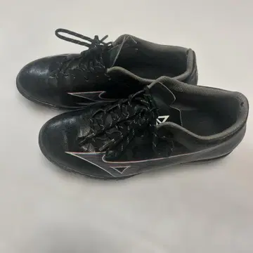 MIZUNO ALPHA 블랙 축구 트레이닝 슈즈 24cm