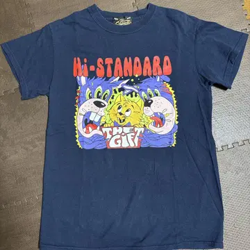Hi-STANDARD THE GIFT 투어 T셔츠 S 네이비