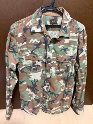 카모플라쥬 긴팔 셔츠