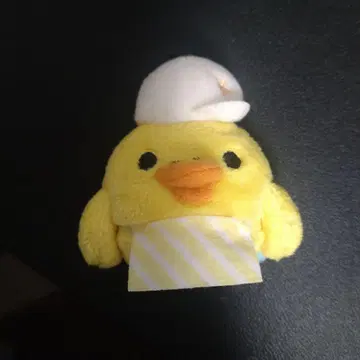 리락쿠마 키이로이트리 카페 점원 손바닥 봉제 인형 마스코트