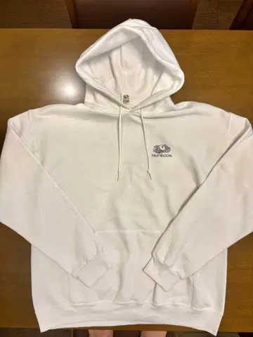 FRUIT OF THE LOOM 화이트 후드티 속기모 가을 옷 겨울 의류