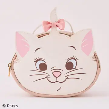 Disney 마리 페이스 파우치 하자 있음 미사용 새상품
