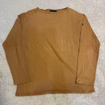 SAINT JAMES 브라운 긴팔 티셔츠 T6