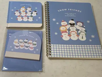 24시간 이내 발송 캔두 노트 메모장 SnowMan 3점 세트