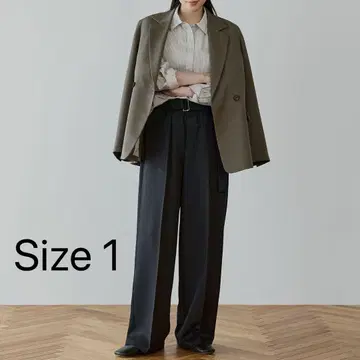 [ 시착만 한 상품 ] Crewre 프리 허리 벨트 팬츠 size 1