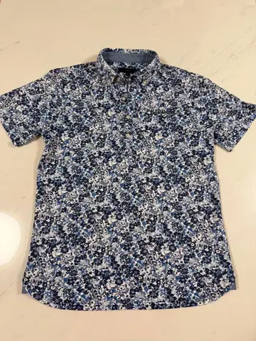 꽃무늬 버튼 다운 셔츠 M 사이즈