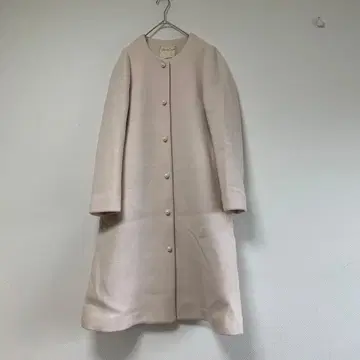 프랑슈리페 franche lippee 펄 버튼 롱 코트