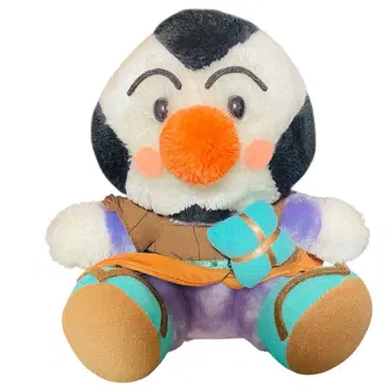 귀여운 SEGA 호빵맨 봉제 인형 3개 세트 1990년 레트로 레어