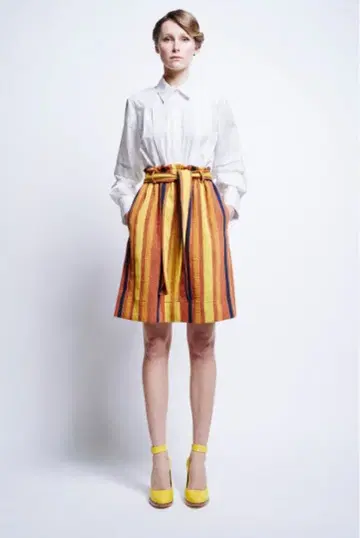 Karen Walker 스트라이프 스커트