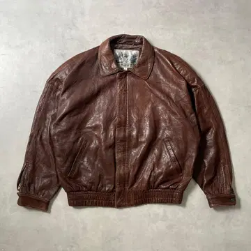 90s 천연 가죽 가죽 자켓 A2 자켓