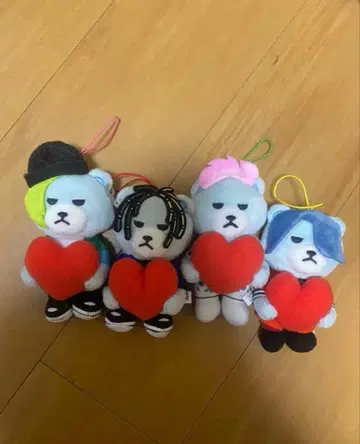 KRUNK x BIGBANG 하트 마스코트 4개 세트