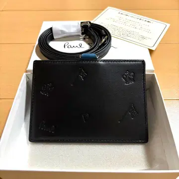 Paul Smith 드로잉 ID 케이스 미사용 새상품 블랙 사원증 케이스