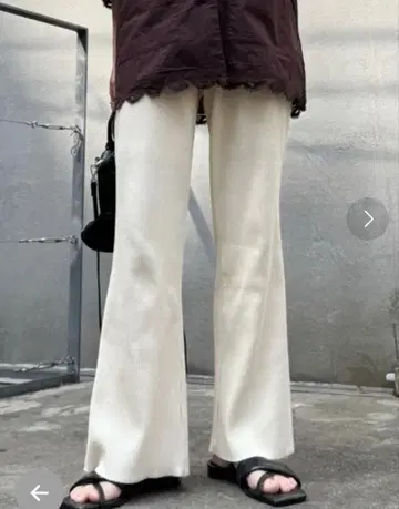 아이보리 이지 팬츠