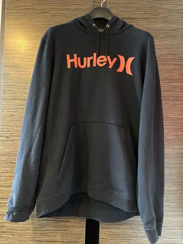 Hurley 블랙 후드티 L 사이즈