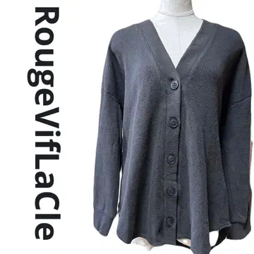 컨디션 최상 RougeVifLaCle 루즈비프라클레 가디건 겉옷