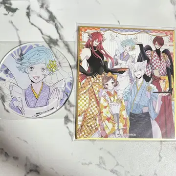 오늘부터 신령님 콜라보 카페 아크릴 코스터 색지 미즈키