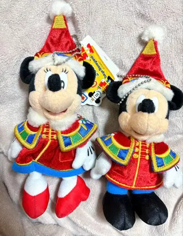 디즈니 크리스마스 2013 인형 배지 미키 미니