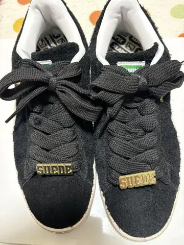 PUMA 스웨이드 블랙스니커즈