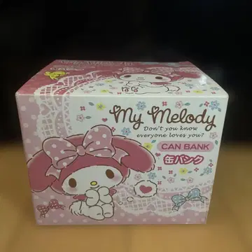 마이멜로디 캔 저금통 미사용 레어 산리오