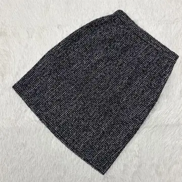 MISCH MASCH 트위드 스커트 네이비 M 오샤레