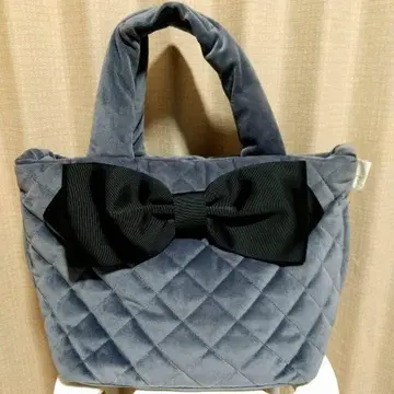 새상품급 ROOTOTE 루트토트 토트백 핸드백 큰 리본 귀여운 그레이