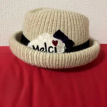 CA4LA 여성용 울 모헤어 라이트 베이지 Merci HAT