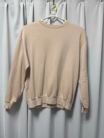 미사용 AURALEE 베이지 맨투맨 남성용