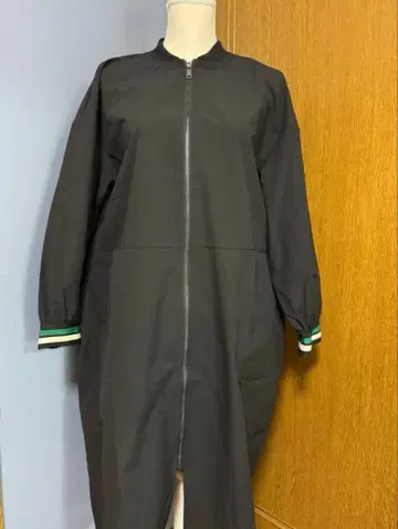 블랙 집업 봄버 자켓