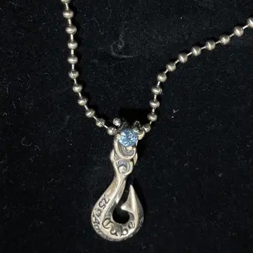 새상품급 빌월레더 TUBE 피쉬 후크 목걸이 25주년 한정품