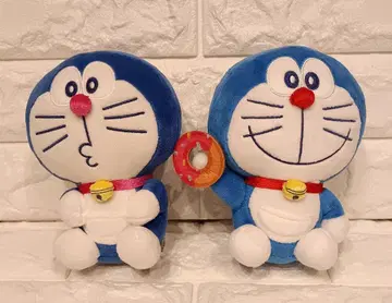 도라에몽 스위츠 봉제 인형 도넛 2체 세트