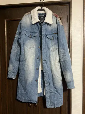GOTCHA 데님 자켓 플리스 라이닝