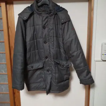 트로이 겨울용 충전솜 코트 그레이색