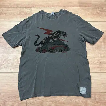 PUMA RHUDE RHUIGI 그레이 반팔 티셔츠