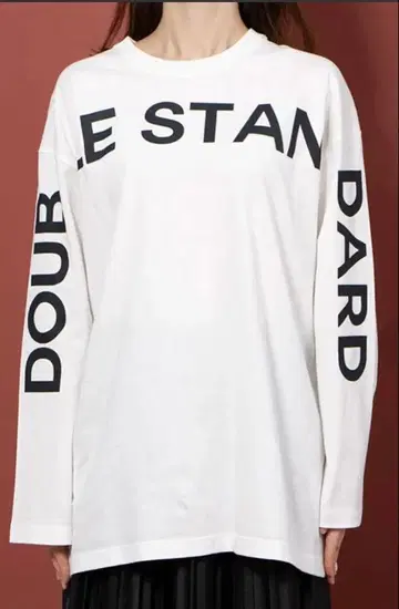 DOUBLE LE STAN DARD 긴팔 티셔츠 프리 사이즈
