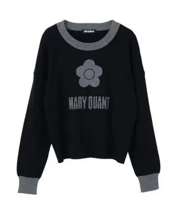 MARY QUANT 데이지 아이콘 니트 풀오버