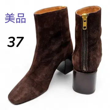 새상품급 [FLATTERED] 다크 브라운 스웨이드 부츠 37