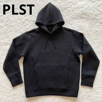 새상품급 PLST 라이트 벌룬 릴랙스 후드티 스트레치 블랙 M