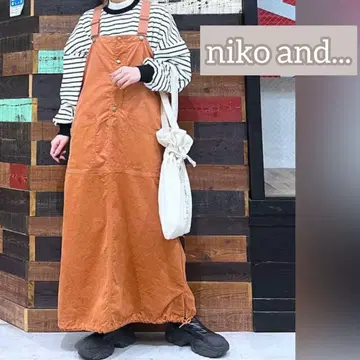 niko and - 니코앤드 리메이크풍 아야콜 오버롤 스커트